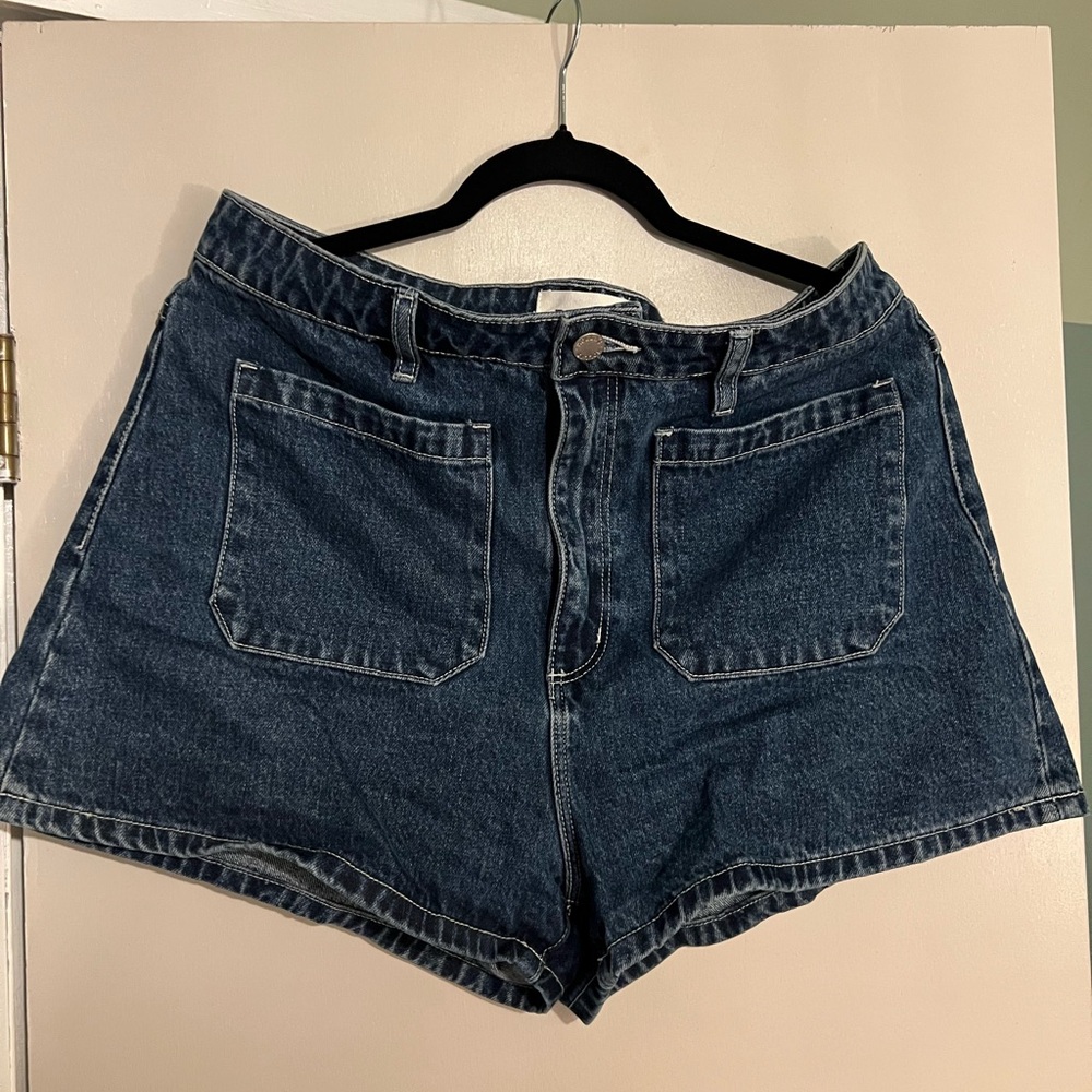 ROLLA'S Dark Blue Jean Shorts